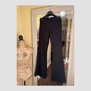 Just Black Flare Leg Pull on Stretch Jeans